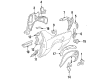 Chevy Camaro Fuel Filler Housing Diagram - 10077471