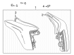 Cadillac CT5 Tail Light Diagram - 87864509
