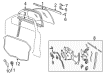 Chevy Malibu Window Crank Handle Diagram - 22621432