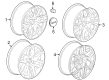 GMC Sierra 1500 Limited Spare Wheel Diagram - 23376226