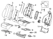 Chevy Equinox EV Seat Cushion Diagram - 85146671