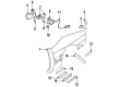 Cadillac Allante Fuel Door Diagram - 3636340