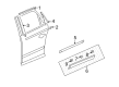 Saturn Door Moldings Diagram - 22777231