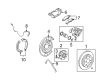 Chevy Traverse Parking Brake Cable Diagram - 25878573