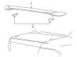 Pontiac GTO Spoiler Diagram - 12499666