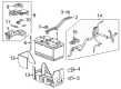 Chevy Battery Tray Diagram - 26450313