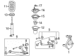 Cadillac Escalade ESV Shock Absorber Diagram - 20765196