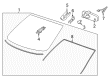 Buick Envision Windshield Diagram - 84321063