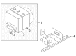 Chevy Tracker ABS Pump And Motor Assembly Diagram - 30021032