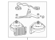 Chevy Suburban 3500 HD Horn Diagram - 84377259