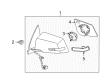Chevy Traverse Car Mirror Diagram - 23144324