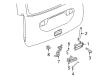 Saturn Exterior Door Handle Diagram - 15789156