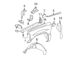 Chevy Fender Diagram - 88944419