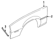 Chevy Camaro Fender Diagram - 12505804