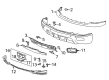 Chevy Air Deflector Diagram - 23423409