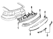 Buick Bumper Reflector Diagram - 16507515
