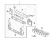 Chevy Uplander Air Deflector Diagram - 15206750