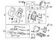 Cadillac CTS Seat Heater Diagram - 25994413