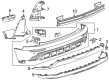 Chevy Blazer EV Bumper Diagram - 26466532