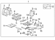 Chevy Suburban 1500 Seat Covers Diagram - 25928499