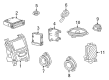 Cadillac ATS Car Speakers Diagram - 84196279