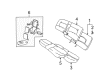 Pontiac Seat Cushion Diagram - 88895749