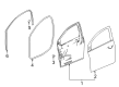 Chevy Spark Door Seal Diagram - 95158823