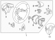 Pontiac G6 Steering Wheel Diagram - 25921220