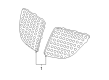 Pontiac Grille Diagram - 12336046