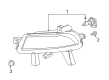 Buick Fog Light Diagram - 9011022