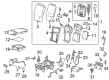 Chevy Silverado 1500 Seat Cushion Diagram - 84829932