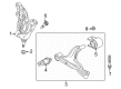 Buick Envision Control Arm Diagram - 42870873