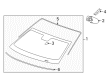 Chevy Windshield Diagram - 22909447