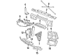 Chevy Camaro Radiator Support Diagram - 10156367
