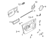 Chevy Aveo Interior Door Handle Diagram - 96378557