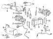 Chevy Silverado 3500 HD Exhaust Gas Temperature Sensor Diagram - 19418898
