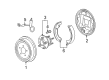 Chevy Malibu Parking Brake Shoes Diagram - 18038582