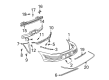 Pontiac Bumper Cover Diagram - 12336044
