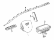Cadillac Airbag Diagram - 84903370