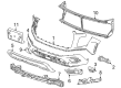 GMC Yukon XL Bumper Cover Diagram - 85052316