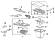 Buick Enclave Cup Holder Diagram - 84836170