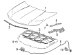 Chevy Blazer EV Hood Latch Diagram - 13550824