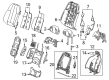 Cadillac ESCALADE IQ Seat Cushion Diagram - 85074001