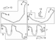 Chevy Blazer Transmission Oil Cooler Hose Diagram - 84211763
