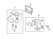 Chevy ABS Pump And Motor Assembly Diagram - 20927955