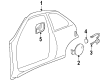 Chevy Metro Fuel Door Diagram - 30013521