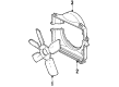 Cadillac Fleetwood Fan Shroud Diagram - 1636023