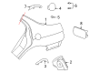 Pontiac Bonneville Fuel Door Diagram - 25767255