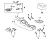 Saturn L200 Ashtray Diagram - 24421515