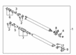 Chevy Silverado 1500 LTD Drive Shaft Diagram - 23370098